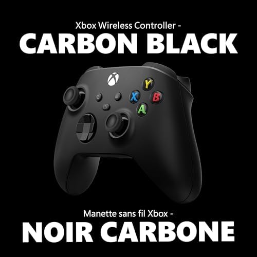XBOX Core Wireless Gaming Controller β Carbon Black for Series X|S, One, Windows PC, Android, and iOS - 1