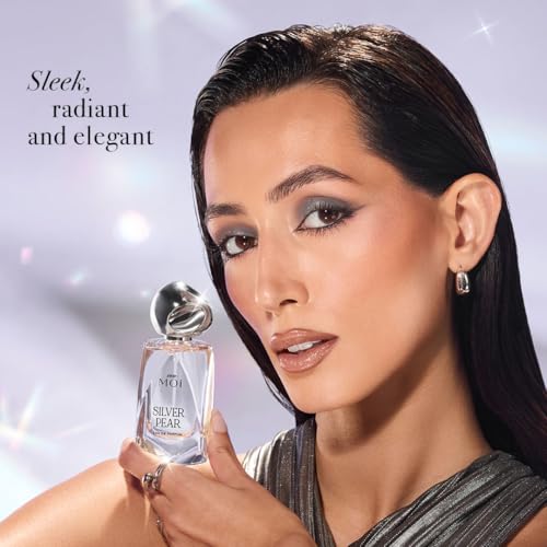 Image of Nykaa Silver Pear EDP 50ml | Fruity Floral Scent for Women | Pear, Lavender Elegant Fragrance | Long-Lasting Everyday & Evening Scent | Luxury Perfume | Best Gift for Her