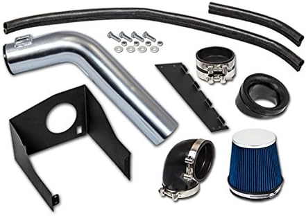 4" Red Heat Shield Cold Air Intake Induction Kit + Filter Compatible with 09-10 Ford F150 07-14 Expedition Lincoln Navigator 5.4L V8
