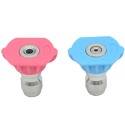 BaiJJ 2nd Story Washer Spray Nozzle Tips Quick Pressure Washer Nozzle, 4000PSI, 1/4