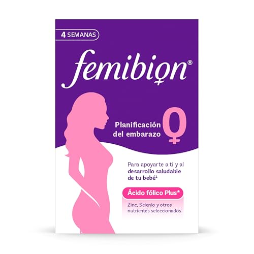 Femibion Prenatal - Complejo de Vitaminas y Ácido Fólico para Embarazo - 28 Cápsulas - Con DHA y Metafolin - Soporte Nutricional para Mamá y Bebé (Caja de 1 Unidad)