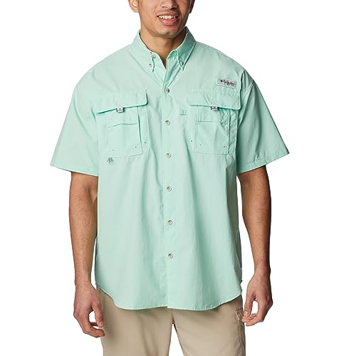 Image of Columbia Men Omni-Shade Bahama II Hiking and Trekking Short Sleeve Shirt