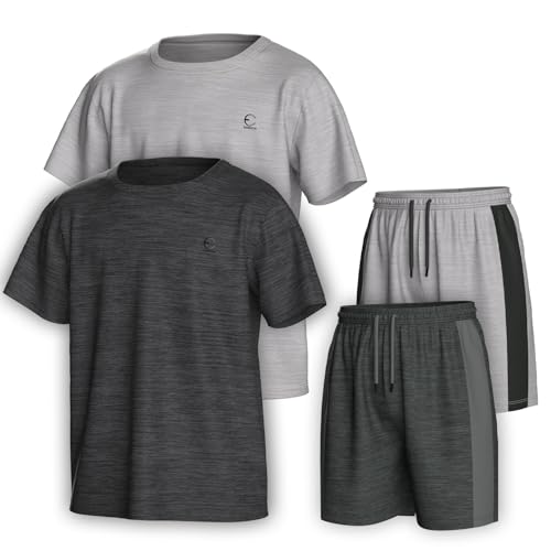 Essenclo Boys Clothing Sets Tagless Loose Athletic Performan
