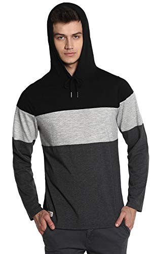 Image of AMERICAN CREW Full Sleeves Hoodie T-Shirt for Men