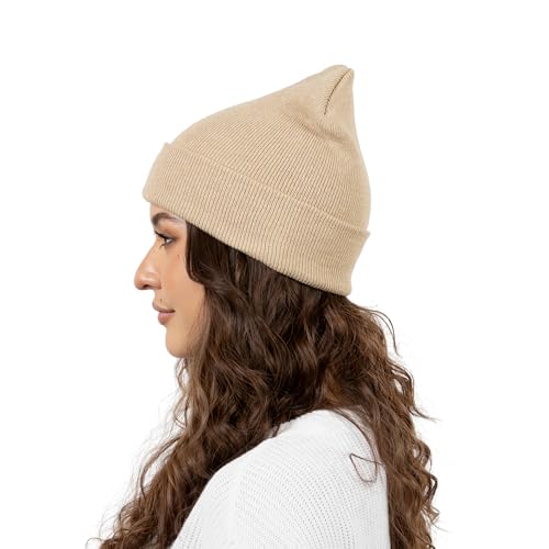 12 Pack Winter Beanie Hats for Men Women, Warm Cozy Knitted Cuffed Skull Cap, Wholesale