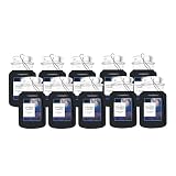 Yankee Candle Classic Paper Car Jar Air Freshener, Hanging Car Freshener, Long Lasting Car Fragrance, Midsummer’s Night (Pack of 10)