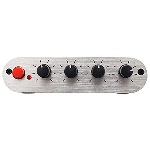 tassieroon Stereo Mixer (4 Input,1 Output) Individually Controls Board DIY Headphones Amplifier Case DC12V - Image 4