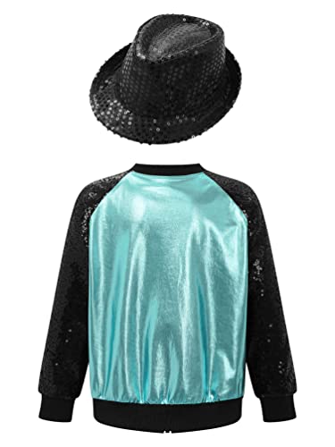 Disfraz infantil de hip-hop con chaqueta y sombrero miniatura 2