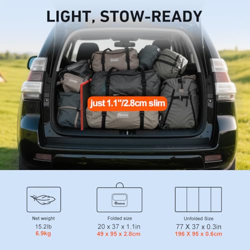 Image of DOKIO 300W Portable Foldable Solar Panel Kit (20x38in, 15.3lb), with Separate Controller and Dual USB, Monocrystalline Charger for 12V Batteries & Power Stations, RV Camping Trailer Emergency Backup