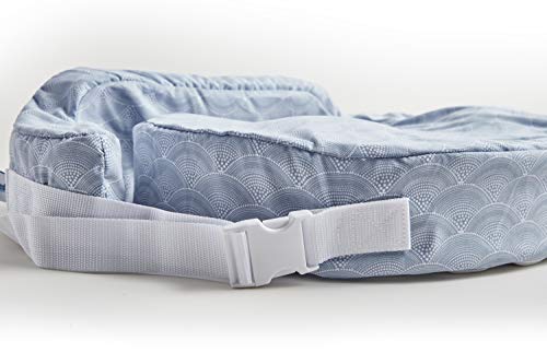 my brest friend original nursing pillow enhanced ergonomics essential breastfeeding pillow support for mom amp baby w convenient side pocket double straps amp slipcover horizon