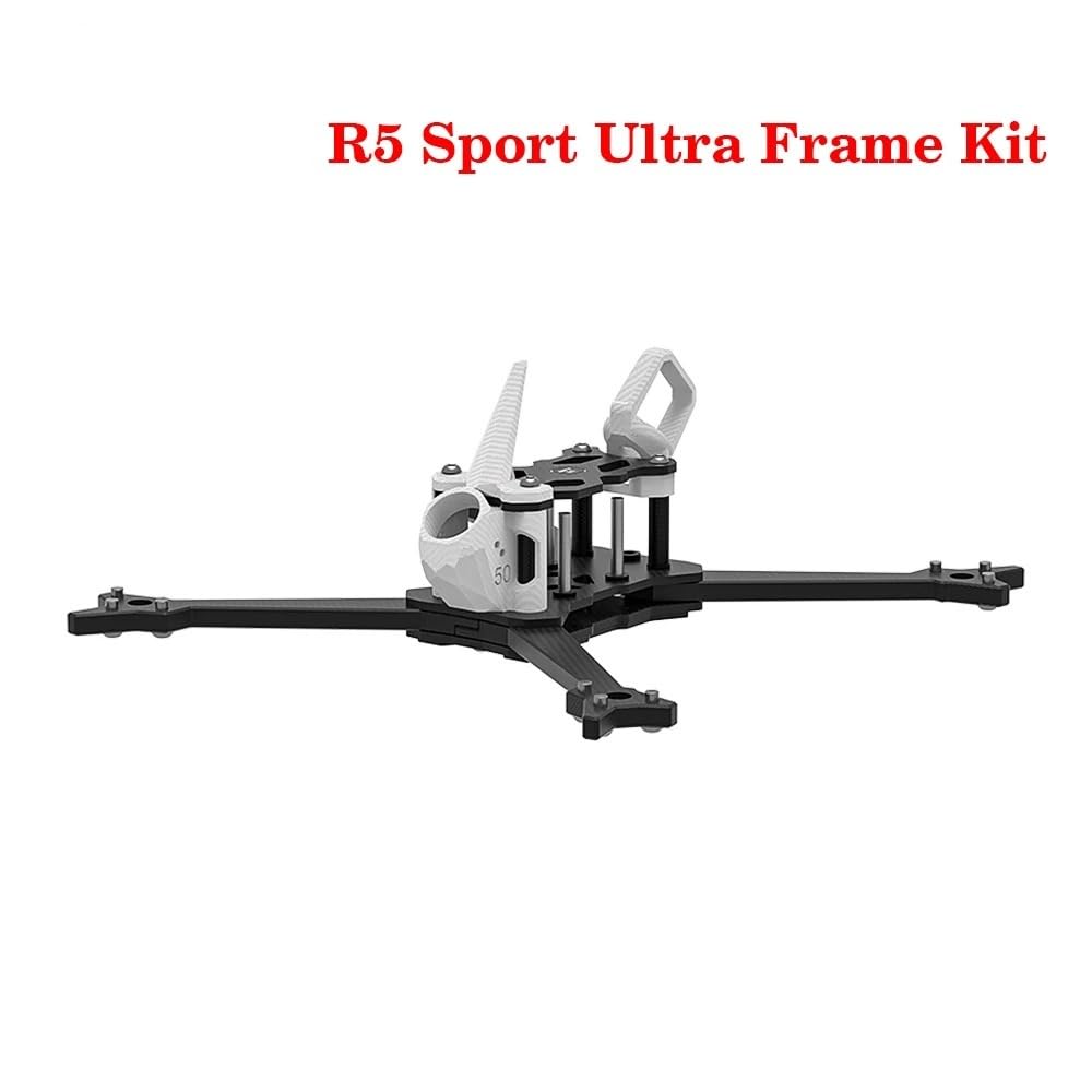 R5 Sport Frame Kit 5 pulgadas aplastado X distancia entre ejes 190mm con brazo de 5mm apto for RC Dron de carreras con visión en primera persona