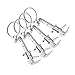 SHERCHPRY 4 Pcs Vernier Caliper Buckle Utility Keychain Metal Keychain Practical Keychain Key Ring Tools Vernier