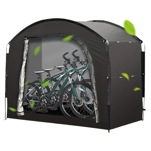 Nudorpn - Funda de almacenamiento para bicicletas, Oxford organizador para motocicletas, accesorios de almacenamiento impermeable con cremallera para equipos de jardín, piscina, camping y