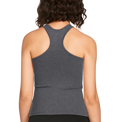 Image of Van Heusen Women's Racerback 100% Cotton Tank Top | Super Combed Cotton | Breathable Fabric | Anti-Bacterial Tech | Color Fresh Technology | Keeps You Fresh | Sweat Absorbent | Everyday Comfort | Style 11202 | Available in Pack of 1 & 2
