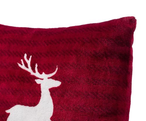Cojines decorativos rojos para el sofá Gözze Scandic, suavidad textil de 45x45 cm 5