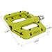 FOOKER MTB Pedals Mountain Bike Pedals 3 Bearing Non-Slip Lightweight Nylon Fiber Bicycle Platform Pedals for BMX MTB 9/16