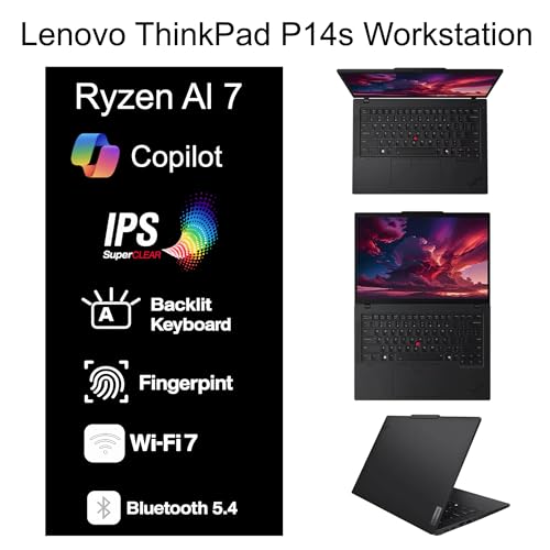 Image of Lenovo ThinkPad P14s Gen 6 Copilot+ Mobile Workstation 14.0 inch IPS WUXGA