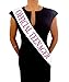 Sterling James Co. “Official Teenager” White and Pink Glitter Satin Sash – 13th Birthday Party Supplies, Ideas, Gifts and Decorations