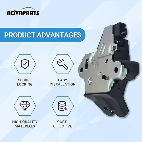 Image of NOVAPARTS Rear Trunk Tailgate Lock Latch Actuator for 2005-2012 Toyota Avalon 3.5L Replace 64600-AC030 64600AC030