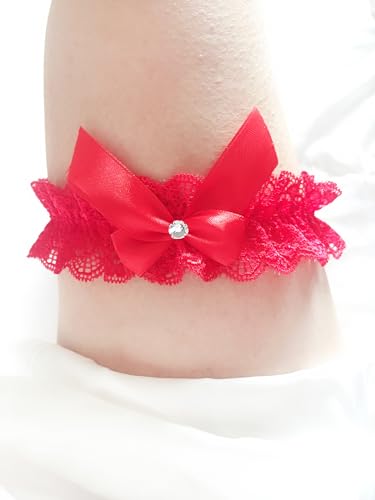 Image of Blue Garters for Bride Wedding Garter Set for Bride Bridal Garter Leg Thigh Blue