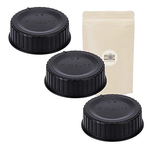 X3 AI LF4 Bouchon Cache Arrière pour Objectif à Monture Compatible Nikon AI F Type LF4 - ADAPTOUT Marque FANÇAISE