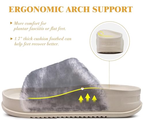 Image of KuaiLu Women's Orthotic Arch Support Slippers