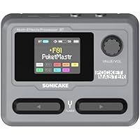 SONICAKE Pedal de guitarra multiefectos 9 Módulos de efectos 100