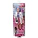 Barbie Careers Fashion Doll & Accessory, Scientist with Blue Hair Wearing Lab Coat & Flats with Microscope