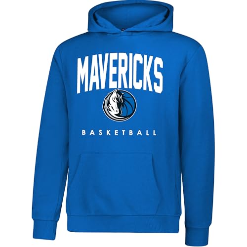 Ultra Game Boys NBA Super Soft Teamster Hoodie Sweatshirt,Dallas Mavericks,Team Color,14-16