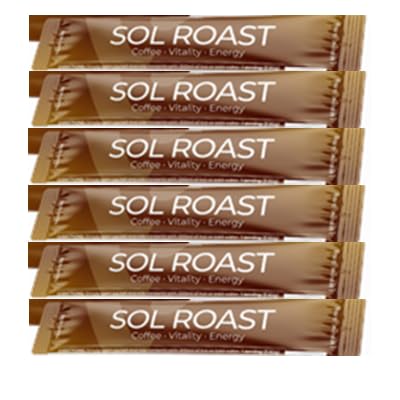 Pack Regala Vida Sana de NUEVO Sol Roast Coffee mas Hoja de seguimiento Y Pautas CAFE SOL ROAST (Paquete de 6 sobres)