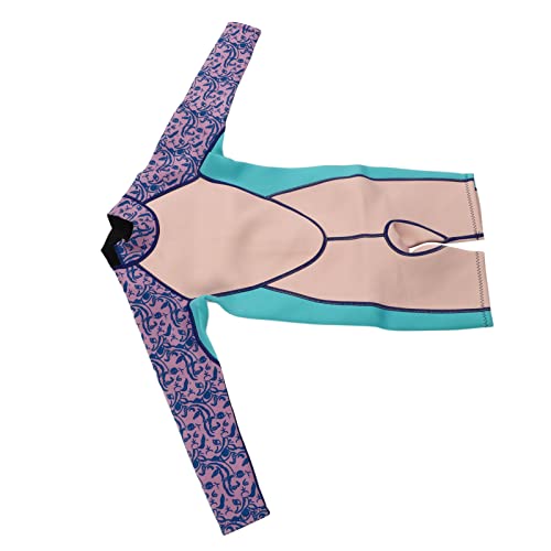 HEEPDD Childrens Swimwear Breathable Shorts Cold Long Sleeve Wetsuit for Water Play Girls (Size 12)