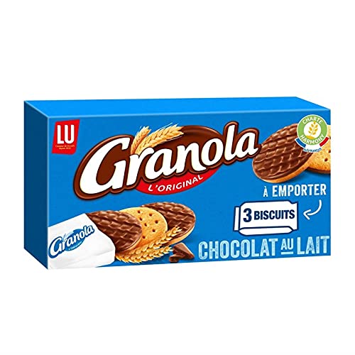 Granola sables nappes chocolat au lait LU fini les biscuits mous