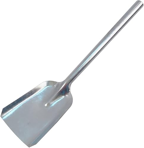 DOITOOL Pala de carbón espesada de hierro de alto grado, herramienta de eliminación de cenizas para chimenea, fácil de usar