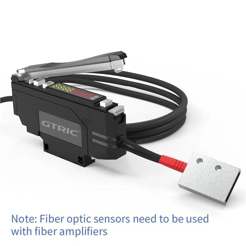 Amplificador de reflexión difusa FR-50S con sensor de fibra óptica de matriz NPN y PNP 12-24V CC 4