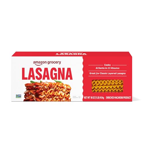 Amazon Grocery, Lasagna Pasta, 16 Oz (Previously Amazon Fresh, Packaging
