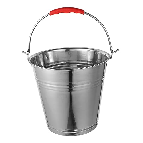 PRETYZOOM Cubo para Barbacoa De Hierro Cenicero Metálico para Chimenea Recipiente para Carbon De Exterior Suministros Hogar