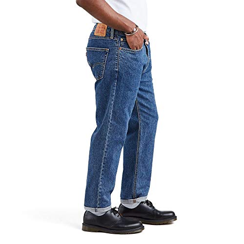 Image of Levi's Men's Big and Tall 541 Athletic Fit Stretch Jean, Cholla Black Overdye - All Seasons Tech, 58W x 30L