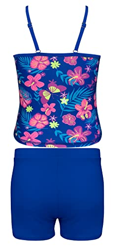 Image of SHEKINI Girls Two Piece Tankini Sets Bathing Suits with Boyshorts Kids Sport Swimsuits