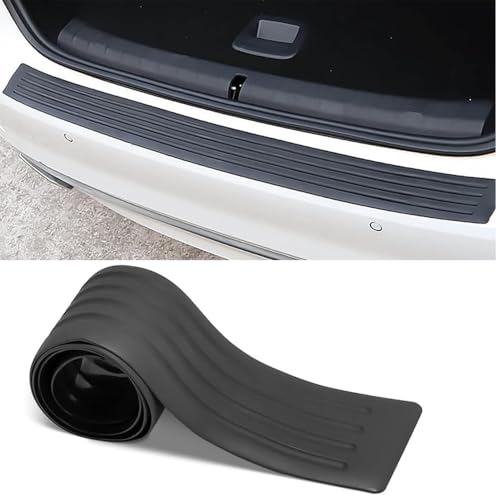 YIXUEERWSY Protector Parachoques Trasero para Audi A4 Avant B9 8W I 2015-2024,Protector Paragolpes Coche de Goma, Protectores de Borde de Carga para Coche Accesorios