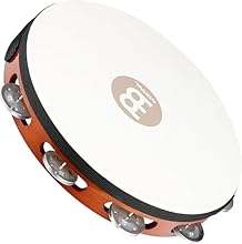 Jingle Ring with Drumhead - The tambourine is played by shaking it by hand or striking the frame or the drumhead Aluminum Jingles - The jingles of this single-row tambourine deliver a soft and dry sound Hand-selected Goatskin - For an authentic sound...