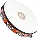 Meinl Percussion Traditional Headed Tambourine - Mit Ziegenfell - Durchmesser 10 Zoll - Siam Eiche / Aluminium, Antique Brown / Natur (TAH1A-AB)