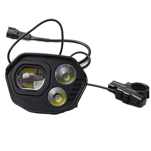 Phares avant de moto projecteur intégré optique tête d'abeille custom