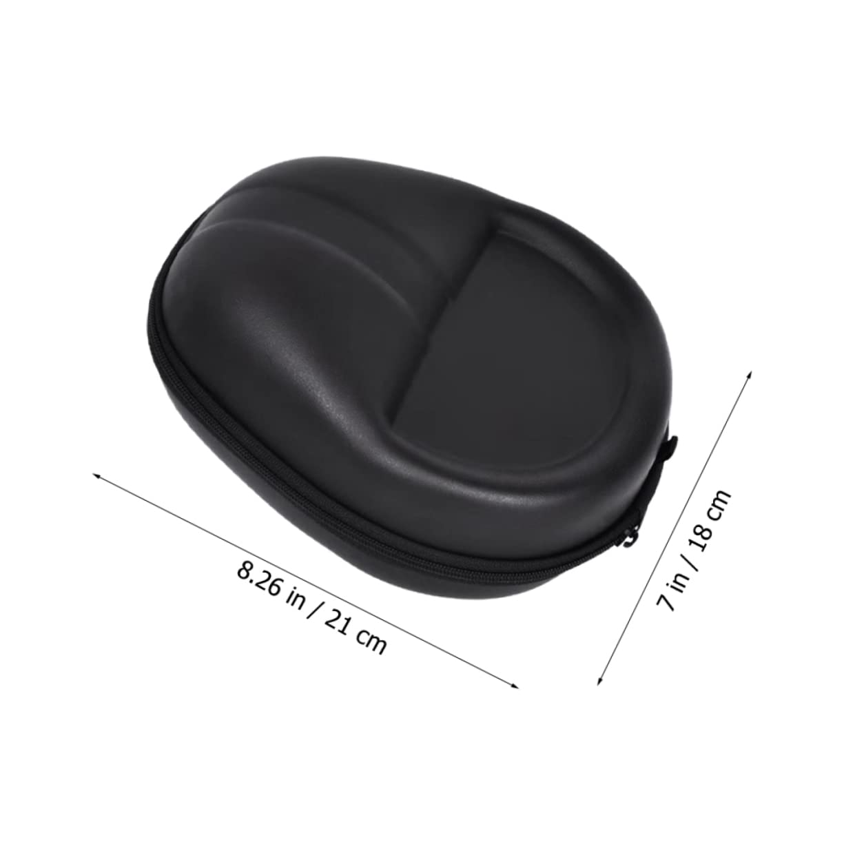 Abaodam 3piezas Estuche Rígido para Auriculares Eva Cremallera Bolso De Viaje para Almacenamiento De Auriculares y Cables Compacto y Ligero para Organizar Casa o Llevar De Viaje