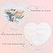 HRX Package 100pcs Heart-Shaped Small Jewelry Bags, 3.5x5 inch Mylar Gift Bags for Wedding Favors, Sample Packaging, Small Business Essentials