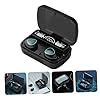 LOLIPPYY M10 Tws Wireless Earphone Mini Headset Stereo Earbuds Touch Control Waterproof for Sports Gaming, In-ear Black Wireless Headphones Large Led Display #4