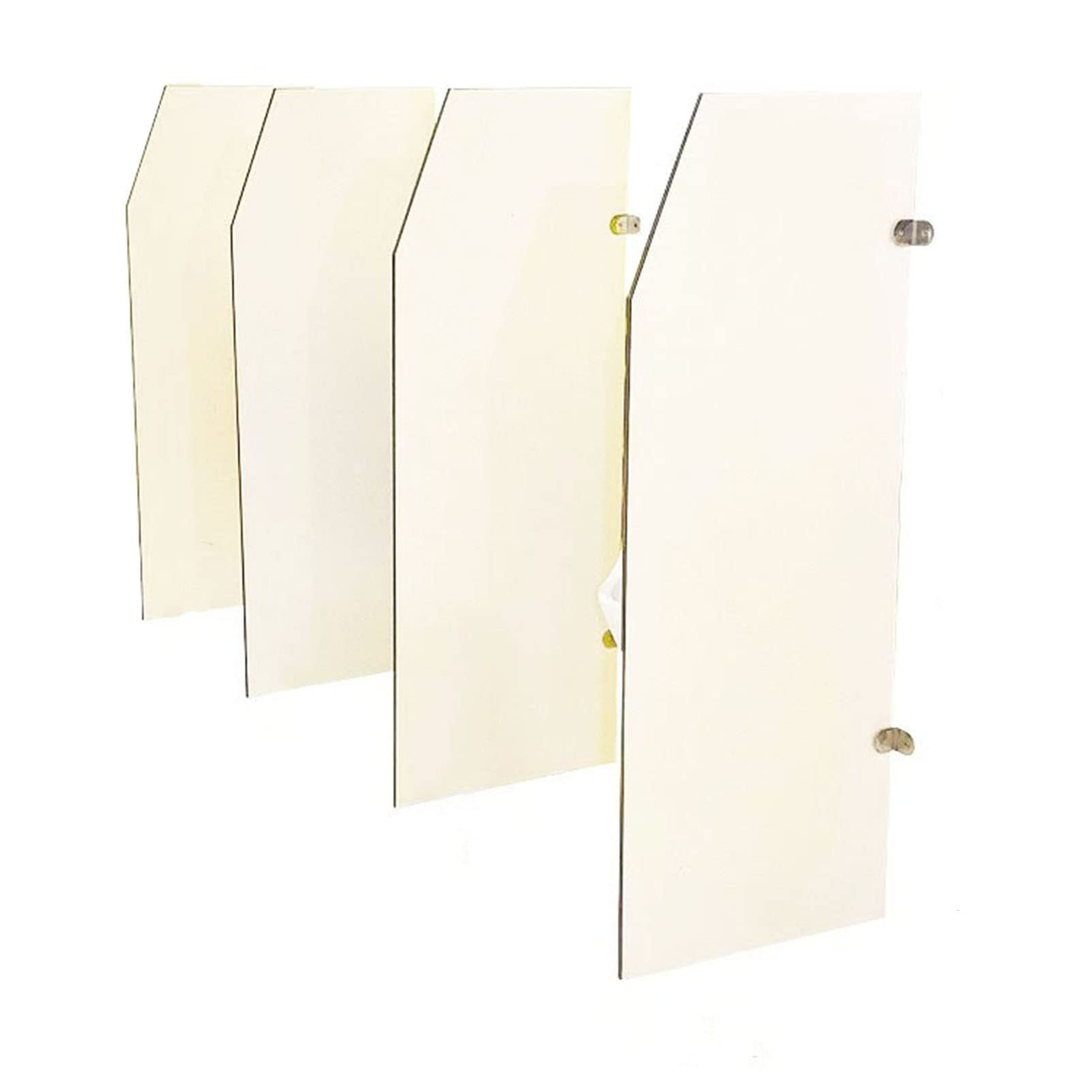 Cloison d'urinoir pour toilettes préservant l'intimité des hommes