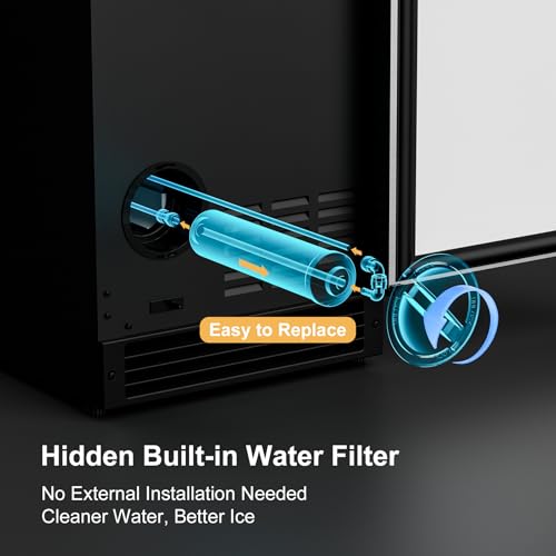 Image of COTLIN 15 inch W Under Counter Ice Maker with Spray Technology & Gravity Drain