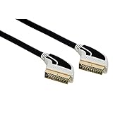 24K hartvergoldete Kontakte Hama HomeTheatre Verbindungskabel Scart-Stecker - Scart-Stecker New Age 5 m