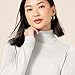 Amazon Essentials Women's Lightweight Turtleneck Sweater Sweater, -Ivory, L