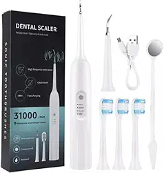 Cheyin Removedor Tártaro Sônico Dental Elétrico Raspador 3 Escovas